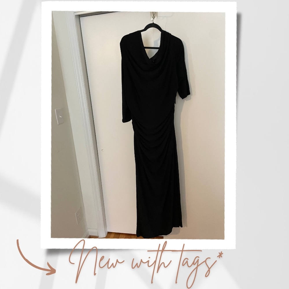 Black Adrianna Papell Formal Gown